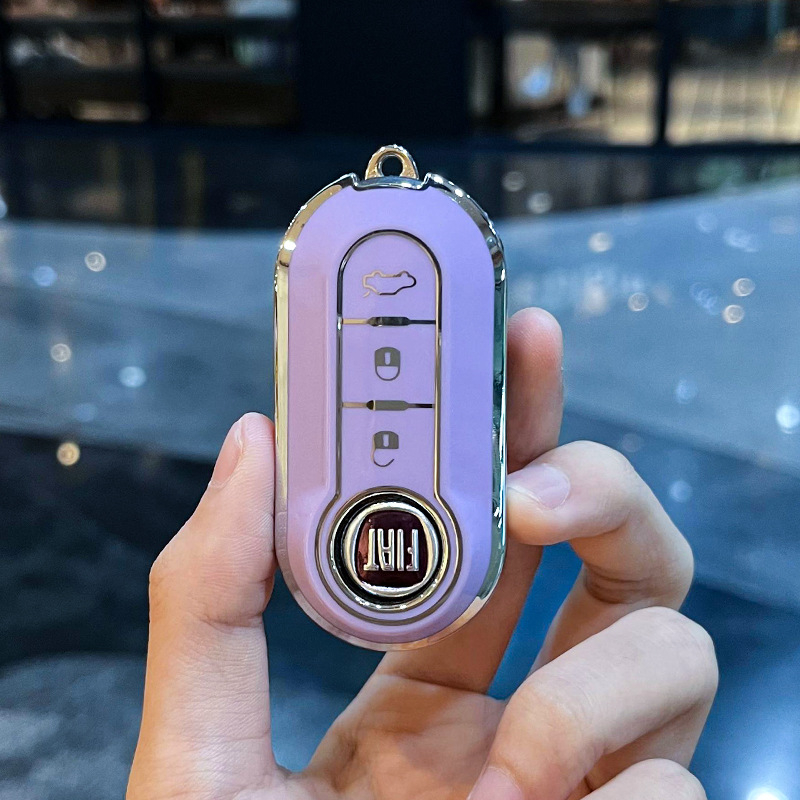 Unisex visokokvalitetno TPU kućište za ključ Fiat 500, Bravo, Iveco Ousheng
