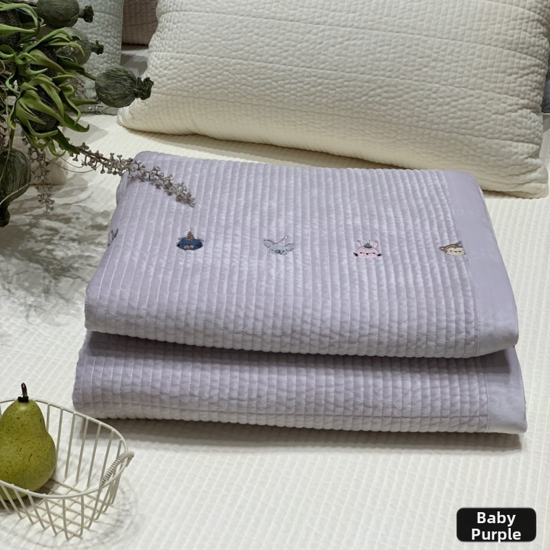 Kórejský štýl, kreslený dizajn inšpirovaný Instagramom, trojdielny set na dvojlôžko 2.2 m, prešívaný plyš polyester, na všetky ročné obdobia