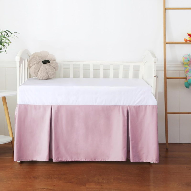 Cearșaf cu elastic pentru sugari din 100% bumbac, protecție pentru saltea, lavabil la mașină, fustă de pat moale