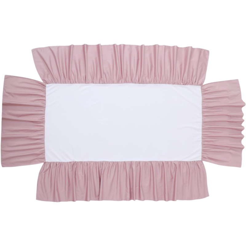 Cearșaf cu elastic pentru sugari din 100% bumbac, protecție pentru saltea, lavabil la mașină, fustă de pat moale