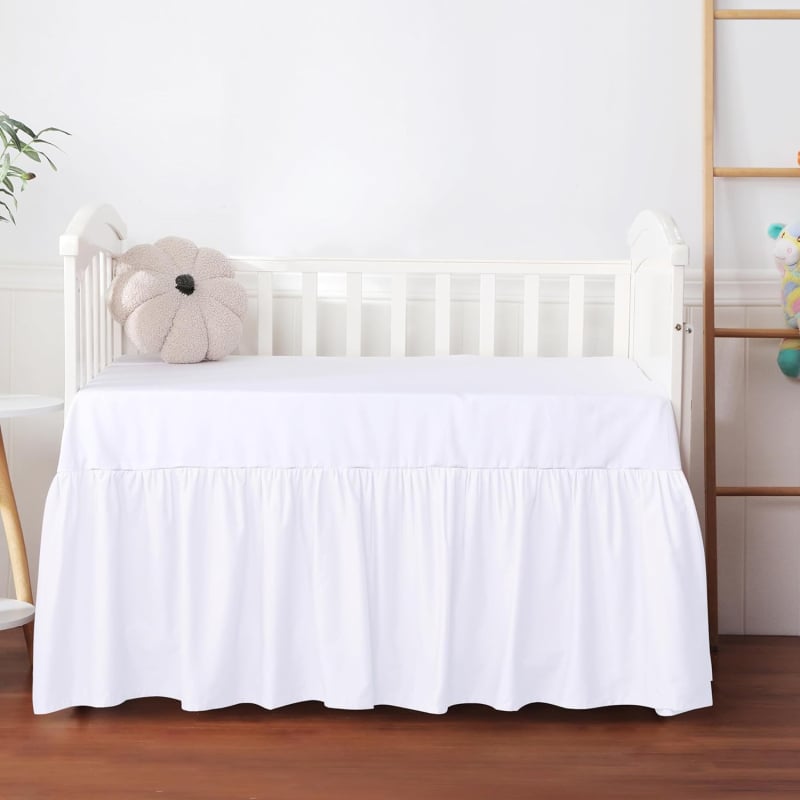 Cearșaf cu elastic pentru sugari din 100% bumbac, protecție pentru saltea, lavabil la mașină, fustă de pat moale