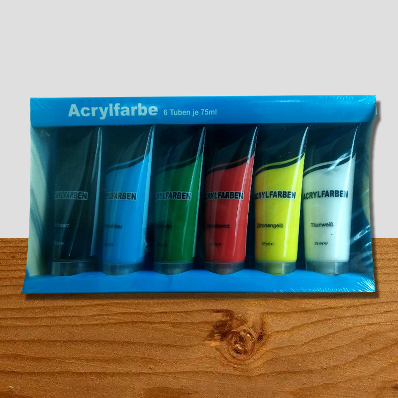 Set dječjih akrilnih boja, 24 boje, cijevi 12 ml, uključuje akvarel i gouache, umjetnički pribor