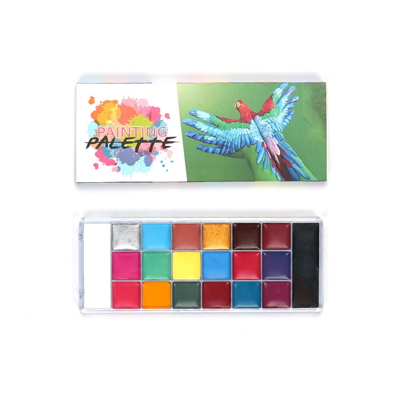 60 boja vodotopnih farbi za lice za djecu – gouache šminka za kreativno crtanje tijela