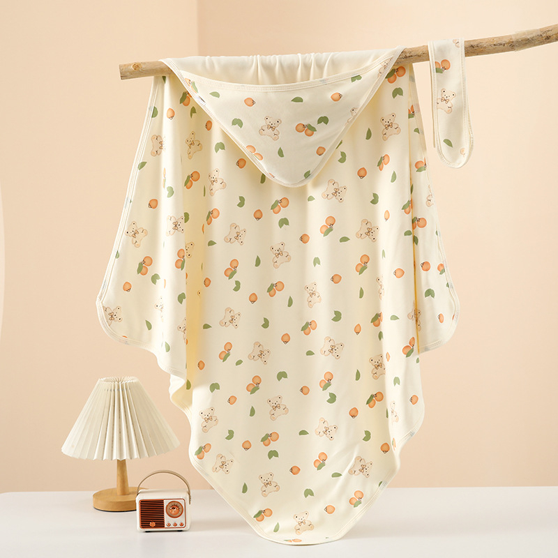 Kyomian dvostruka pamučna swaddle deka za bebe, 100% pamuk, za novorođenčad, četverosezonska, s motivom crtanih likova