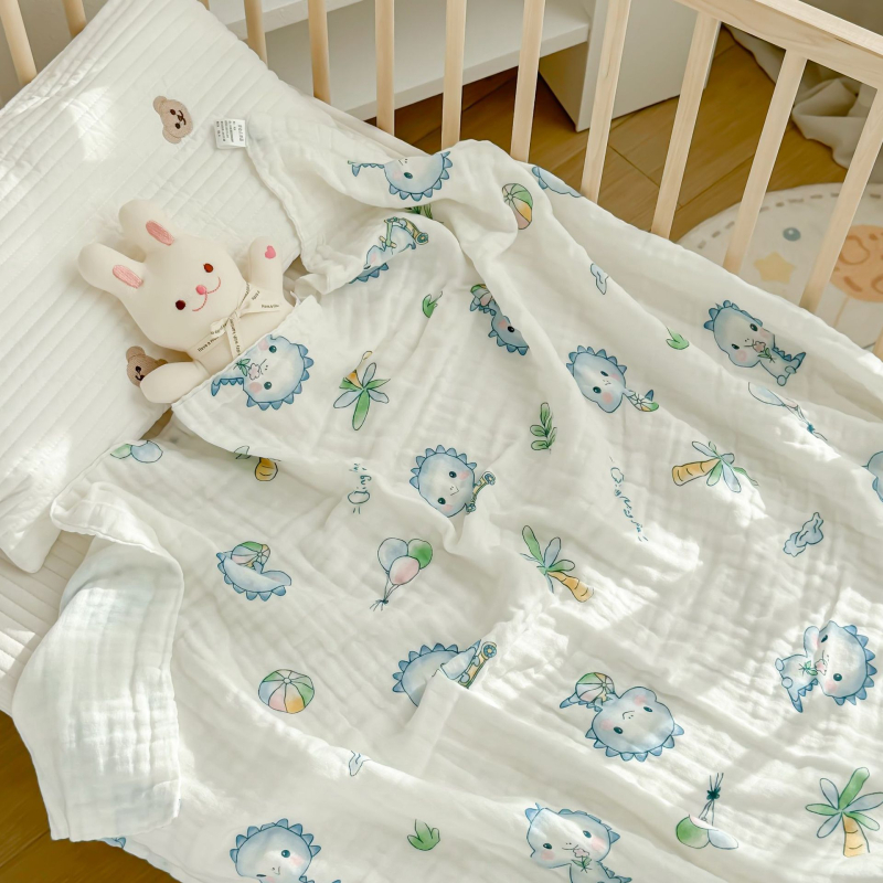 Novorođenče: pamučni gaze swaddle, četiri i šest slojeva, mekano bebino omatanje