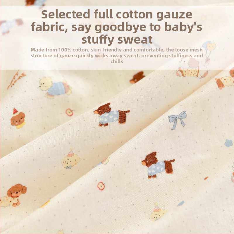 Cearșaf de pat din bumbac 100% cu țesătură gază, patchwork, pentru nou-născuți și copii, toate anotimpurile