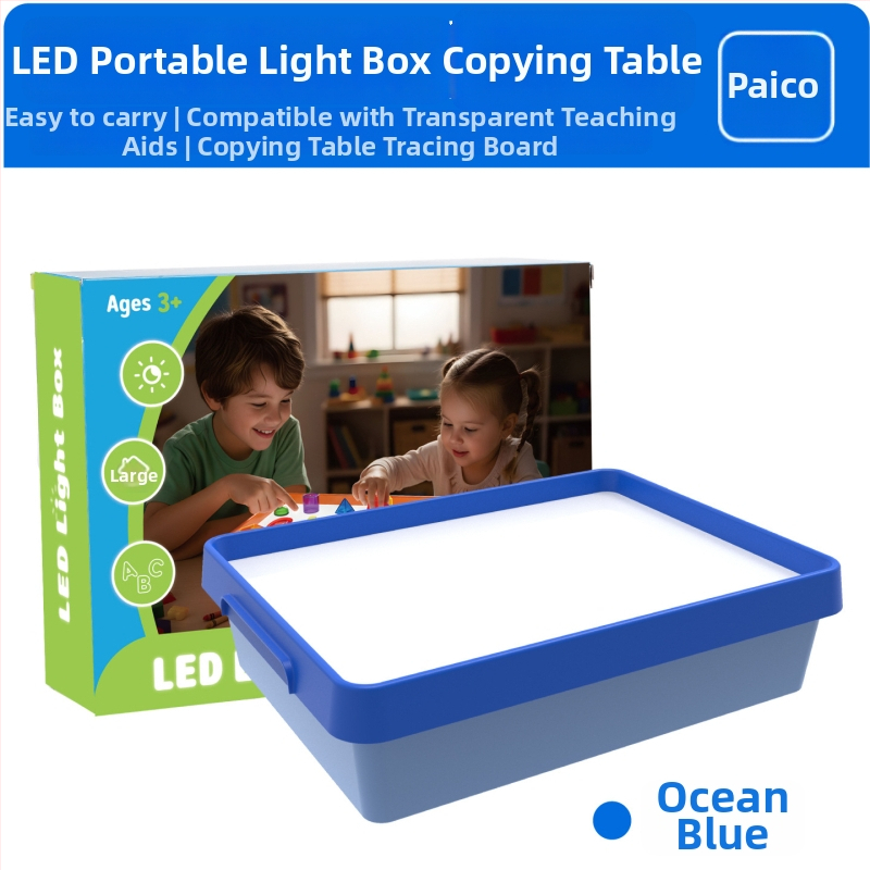 LED senzorické svetelné box pre deti – tabuľka na kreslenie a trasovanie s vodičom svetla