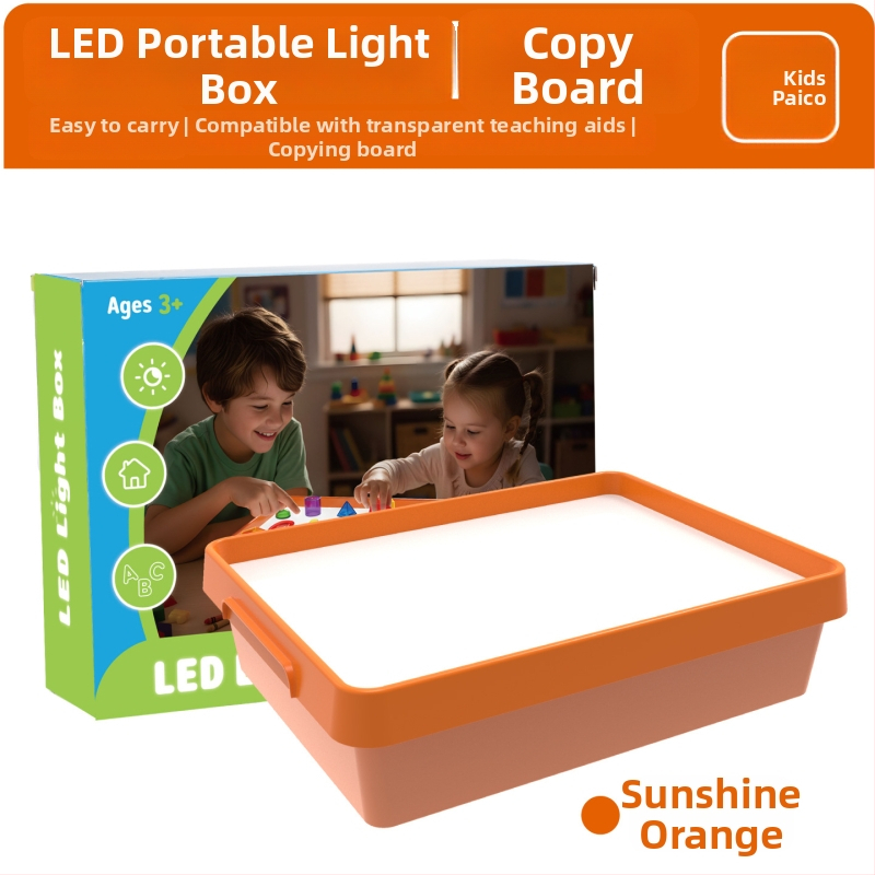 LED senzorické svetelné box pre deti – tabuľka na kreslenie a trasovanie s vodičom svetla