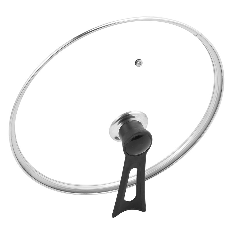 Kryt zo skla na wok a hrnce, temperované sklo, priehľadný, univerzálny rozmer 18–20 cm, domáce použitie