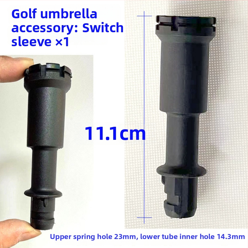 Príslušenstvo k dáždniku s 8 ramenami a dlhým stĺpom, pre slnečný aj golfový dážnik, rovná rukoväť, vláknité výstuhy