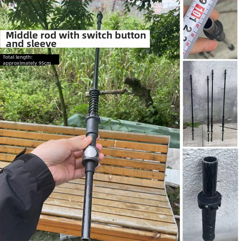 Príslušenstvo k dáždniku s 8 ramenami a dlhým stĺpom, pre slnečný aj golfový dážnik, rovná rukoväť, vláknité výstuhy