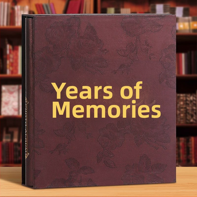 Rodinné fotoalbum, veľká kapacita až 400 fotografií, 5–6 palcový zmiešaný zberateľský pamätný album