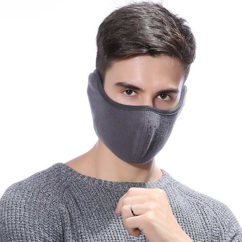 Protecție de iarnă pentru urechi și mască facială pentru ciclism – două în unu