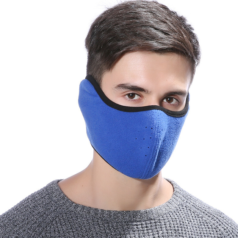 Protecție de iarnă pentru urechi și mască facială pentru ciclism – două în unu