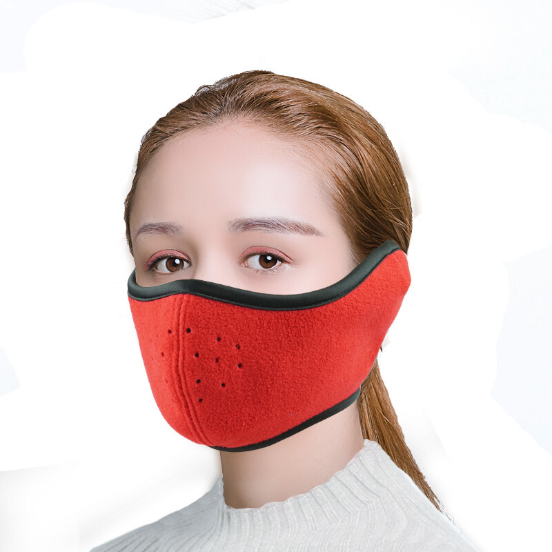 Protecție de iarnă pentru urechi și mască facială pentru ciclism – două în unu