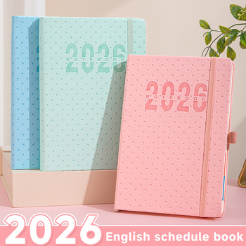 2026 Obchodný plánovač: 365-dňové riadenie času, kalendár s jednou stranou na deň