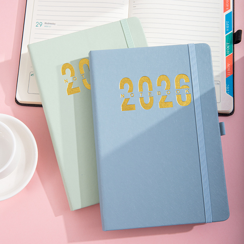 2026 Obchodný plánovač: 365-dňové riadenie času, kalendár s jednou stranou na deň