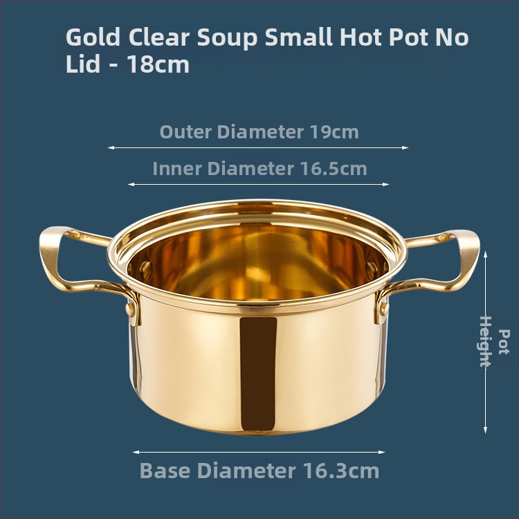 Jednoosobový nerezový hrniec na hot pot s dvojkomorovým Yin‑Yang dizajnom, objem 2,1–4 l, nepriľnavé dno