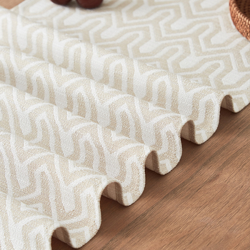 Nový čínskeho štýlu jacquard geometrický behúň na jedálenský stôl; prachotesné kryty na konferenčný stolík, botník a televízor