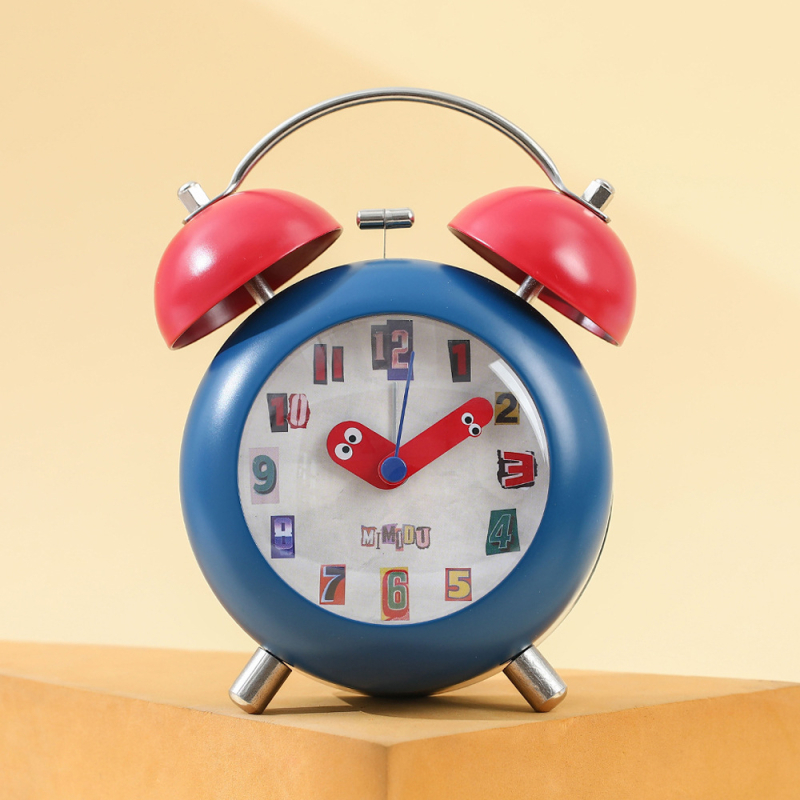 Retro veľké stolné hodiny s digitálnym časovačom, dekoratívny budík pre žiakov gymnáza, moderný minimalistický dizajn, batériové napájanie