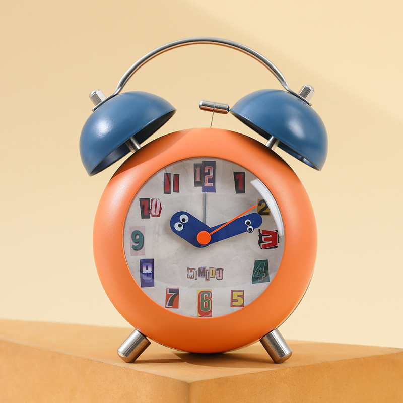Retro veľké stolné hodiny s digitálnym časovačom, dekoratívny budík pre žiakov gymnáza, moderný minimalistický dizajn, batériové napájanie