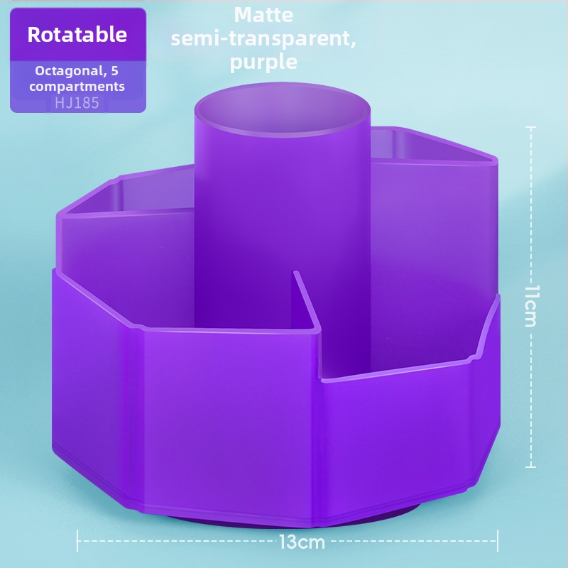 Hua Jie otočný stojan na ceruzky a kozmetický úložný box na stole