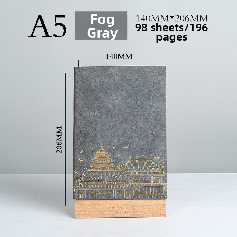 A5 obchodný zošit v darčekovej krabičke s vlastným logom – kancelária a poznámky zo stretnutí