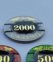 D verzija kristalnih žetona, akrilni žeton s pozlatom, anti-falsifikacijski Mahjong žeton za Macao klub šaha i karata