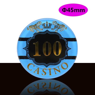 D verzija kristalnih žetona, akrilni žeton s pozlatom, anti-falsifikacijski Mahjong žeton za Macao klub šaha i karata