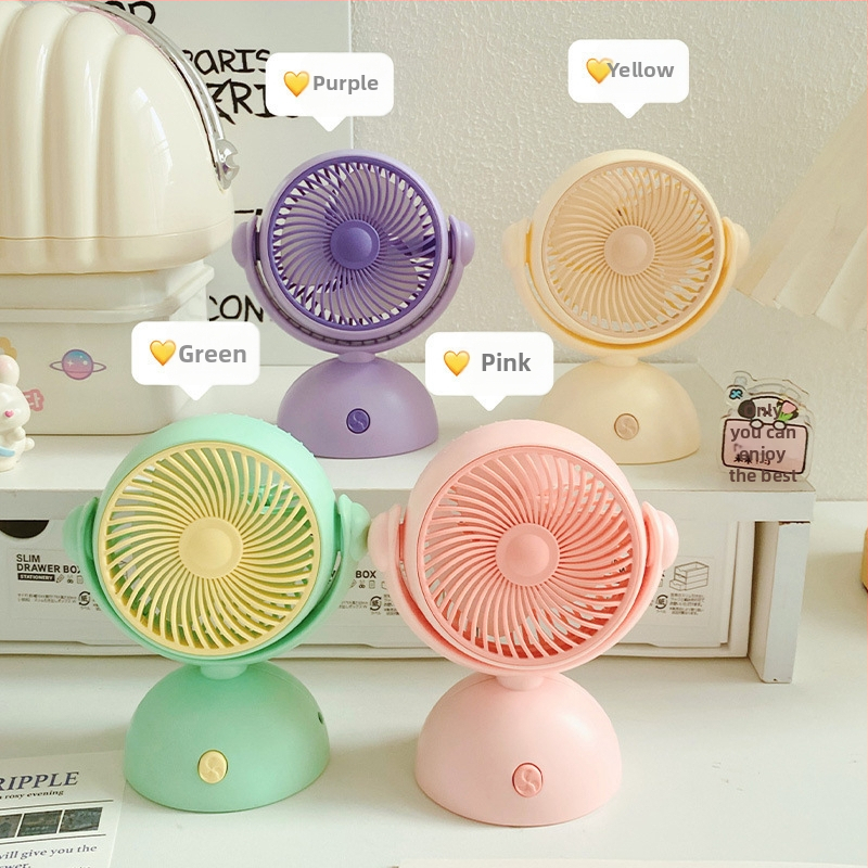 USB mini tichý ventilátor – ručný aj stolný, dvojité použitie, na nosenie na krku, vhodný pre vonkajšie aj vnútorné použitie