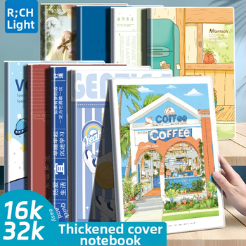 Poznámkový blok pre študentov s EVA krytom, veľkosť B5/A5, viazaný drôtom, 100–200 strán, hrubý, svieži dizajn