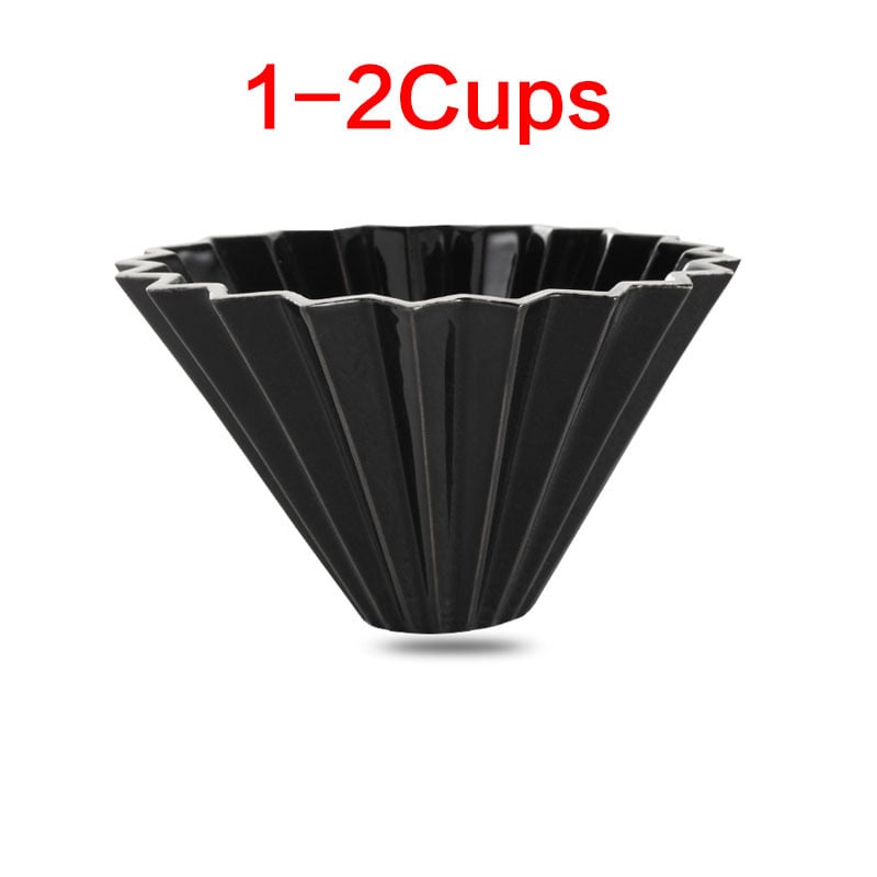 Porcelánový kávový filter pohár Origami štýlu pre kvapkanú prípravu