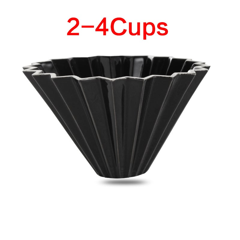 Porcelánový kávový filter pohár Origami štýlu pre kvapkanú prípravu