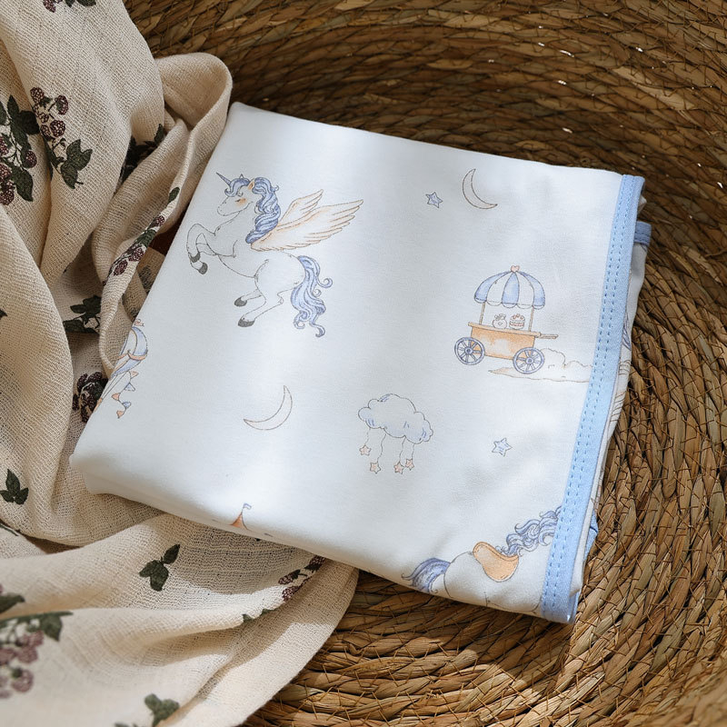 Pamučna swaddle deka za novorođenčad, mekana, sve sezone