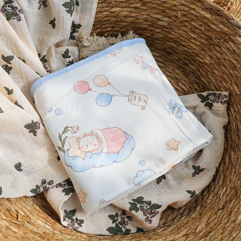 Pamučna swaddle deka za novorođenčad, mekana, sve sezone