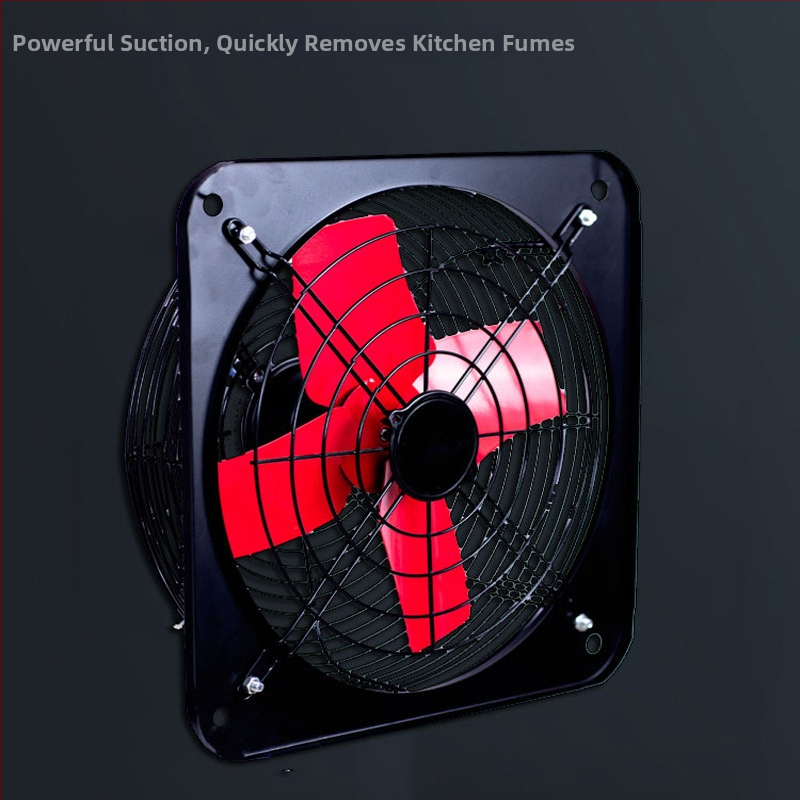 Výfukový ventilátor do kuchyne a kúpeľne, oknový typ, výkonný priemyselný ventilátor, 12 palcov