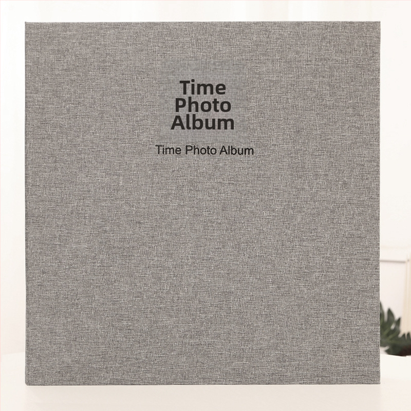 Textilný fotoalbum s vyšívaním, DIY album s obalom z textilu, laminované fotoalbum pre rodinu a pár – kreatívny darček k festivalu Qixi