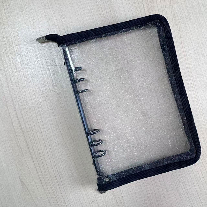 A5 trblietavý PVC album na nálepky, voľno-listový album na karty so štyrmi políčkami, úložisko pre Polaroid fotky, album fanúšikovských kariet