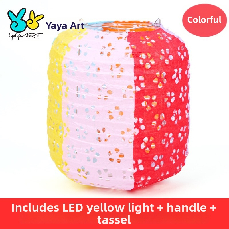 Projekčné papierové lampióny na Nový rok – DIY lampión s vyrezávaným vzorom, prenosný svietiaci lampión pre deti
