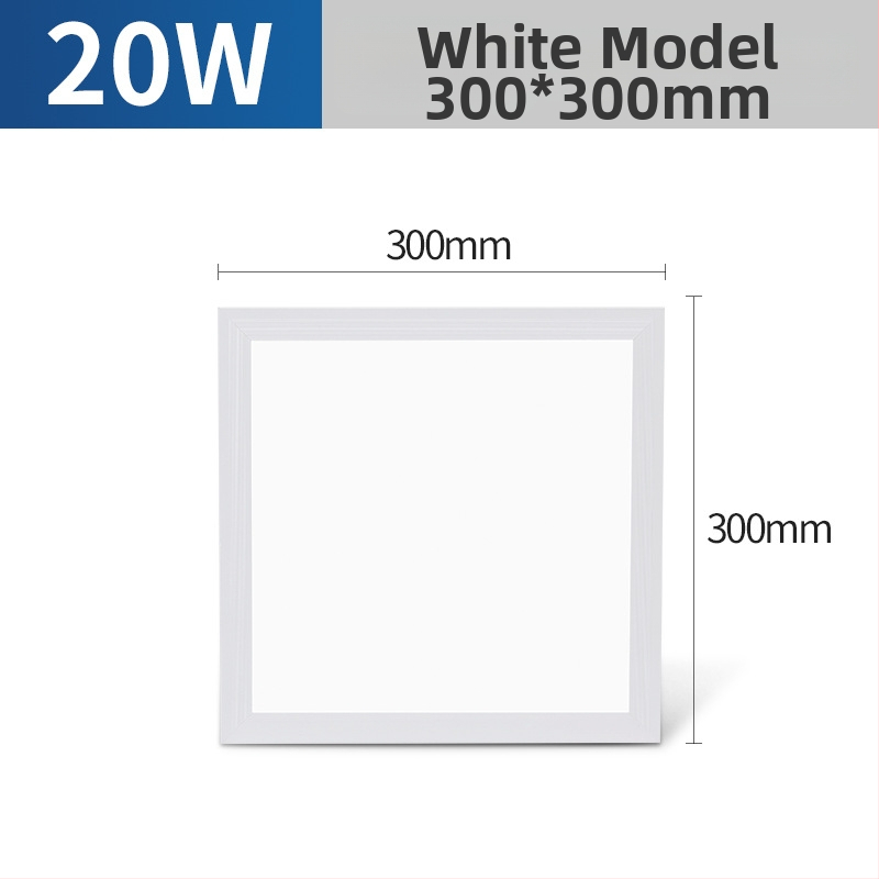 Integrované stropné LED ploché panelové svetlo 300x300/600/1200, vodotesné pre kúpeľňu, kuchyňu a kanceláriu