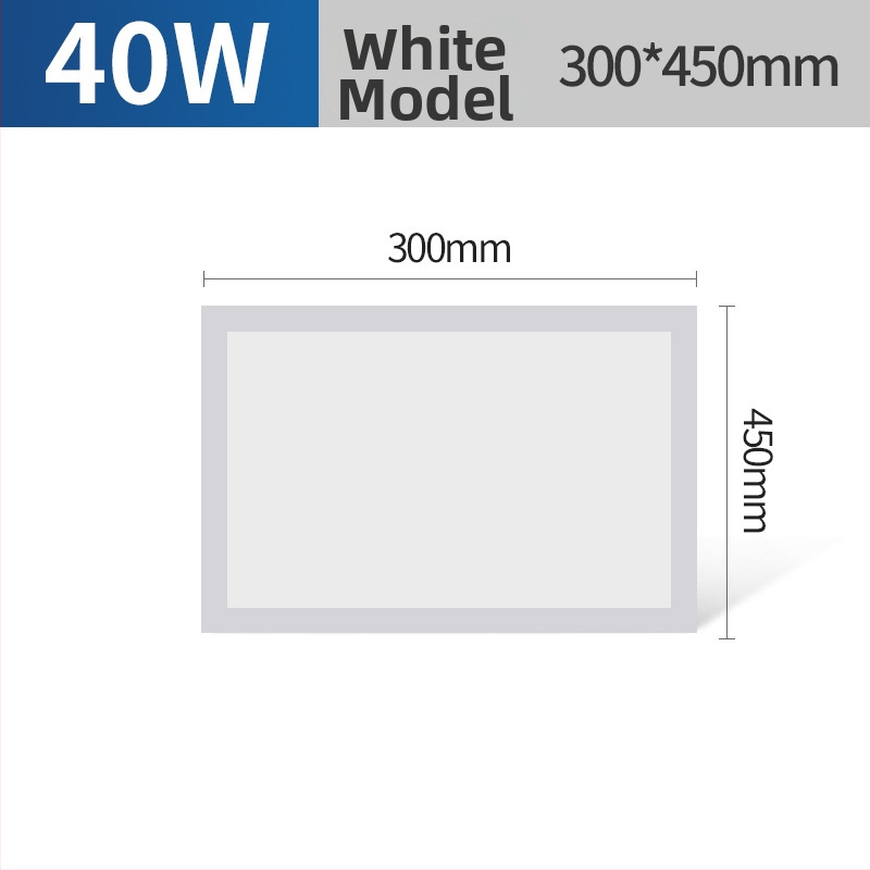 Integrované stropné LED ploché panelové svetlo 300x300/600/1200, vodotesné pre kúpeľňu, kuchyňu a kanceláriu