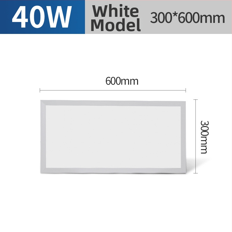 Integrované stropné LED ploché panelové svetlo 300x300/600/1200, vodotesné pre kúpeľňu, kuchyňu a kanceláriu
