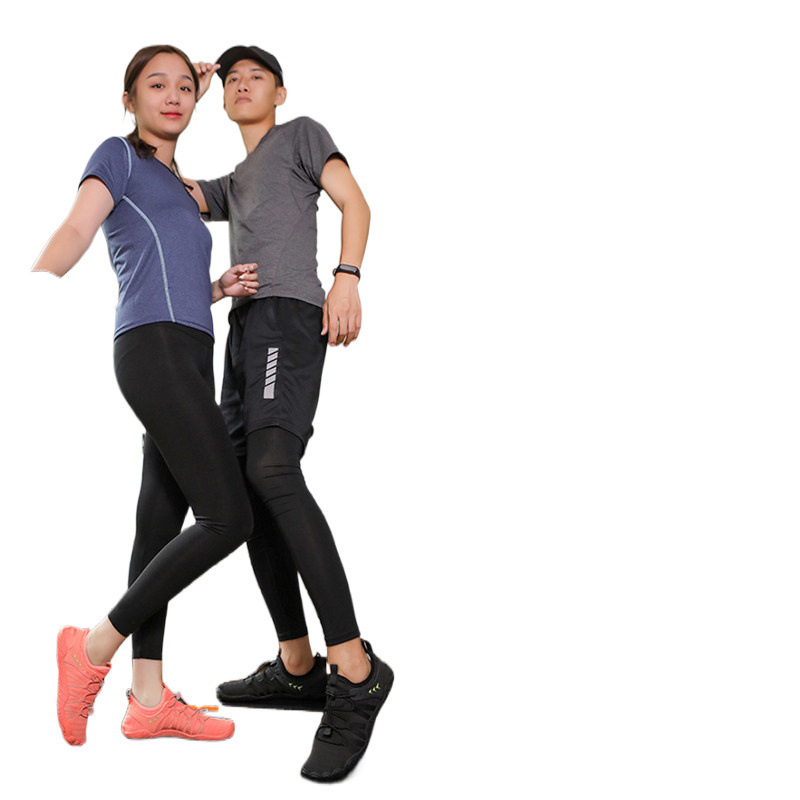 Beltéri fitneszcipő csillapító talppal, alacsony sarkú (1–3 cm), uniszex, jóga és aerobik, általános edzéshez; felső része pamutból, talp természetes gumiból