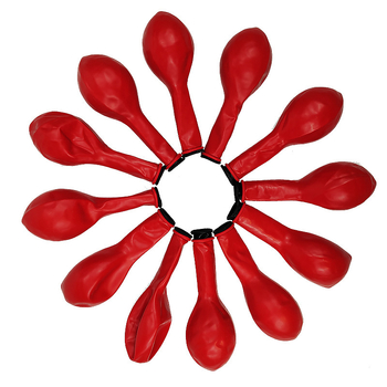 Dvojvrstvové rubínovo červené balóniky na svadobnú výzdobu, okrúhle latexové balóniky, veľkosti 5, 10, 12 a 18 palcov.
