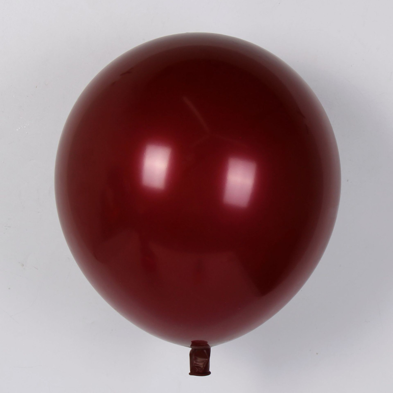 Dvojvrstvové rubínovo červené balóniky na svadobnú výzdobu, okrúhle latexové balóniky, veľkosti 5, 10, 12 a 18 palcov.