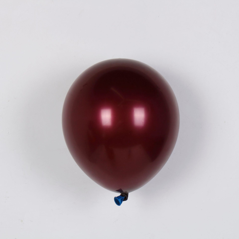 Dvojvrstvové rubínovo červené balóniky na svadobnú výzdobu, okrúhle latexové balóniky, veľkosti 5, 10, 12 a 18 palcov.