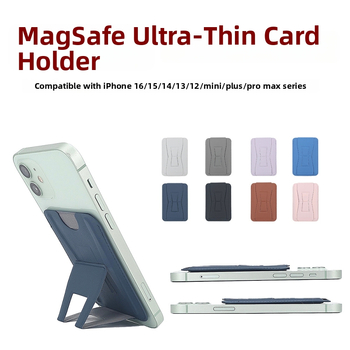 iPhone 16 ultra tenký kryt s stojanom a priehradkou na karty MagSafe, magnet N52