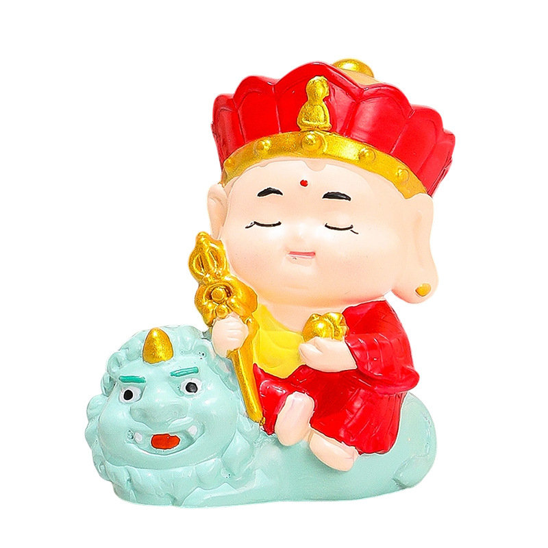 Stolná soška v čínskom štýle: Dvanásť Buddha podľa znamenia zverokruhu, Osem ochranných bohov a Boh bohatstva pre uvoľnenie stresu v kancelárii