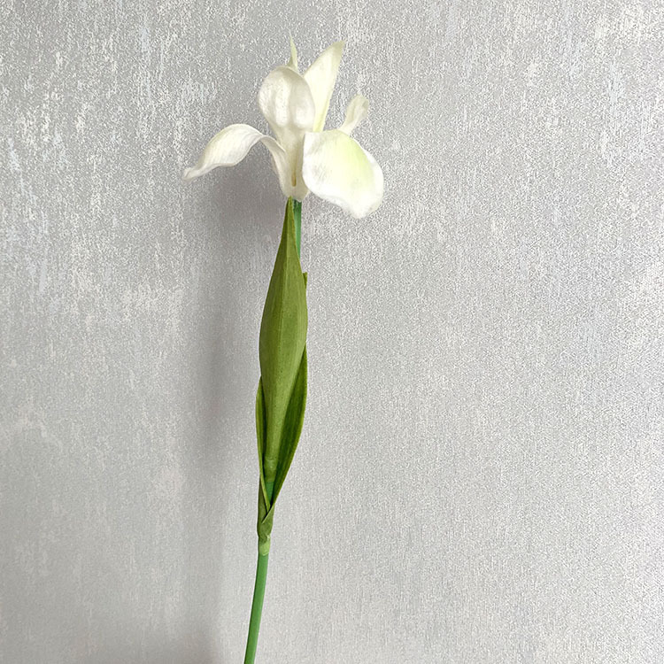 Alice Iris umelá kvetina, jednostvolová, na domovú dekoráciu a rekvizity pre fotografovanie