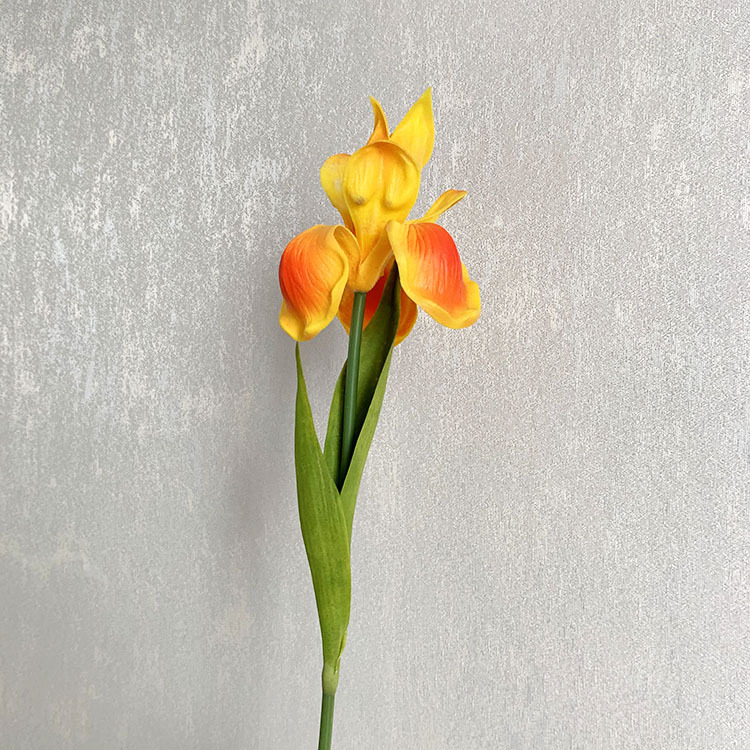 Alice Iris umelá kvetina, jednostvolová, na domovú dekoráciu a rekvizity pre fotografovanie